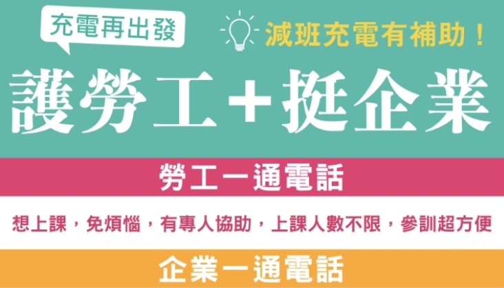 勞動部(充電計畫、安心計畫)-因應嚴重特殊傳染性肺炎協助專區
